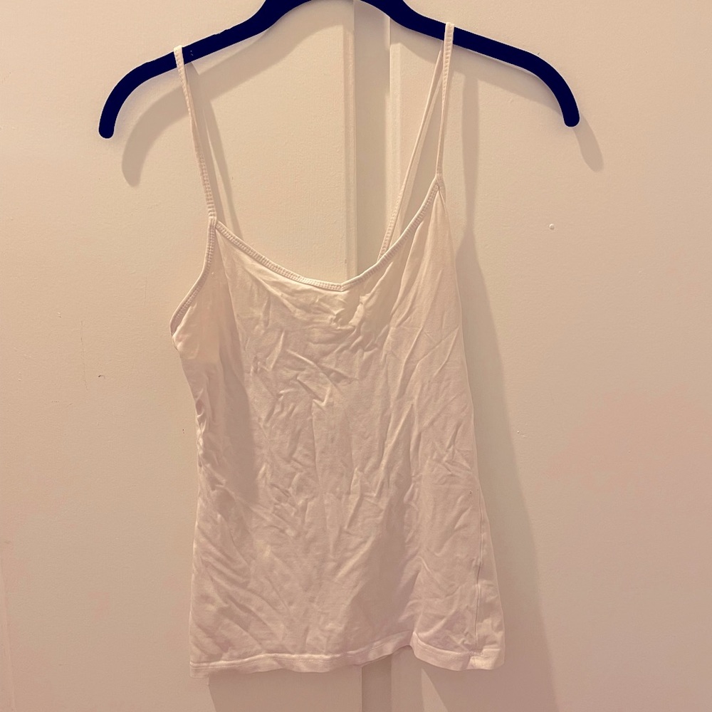 Forever 21 small white plain spaghetti strap basics
